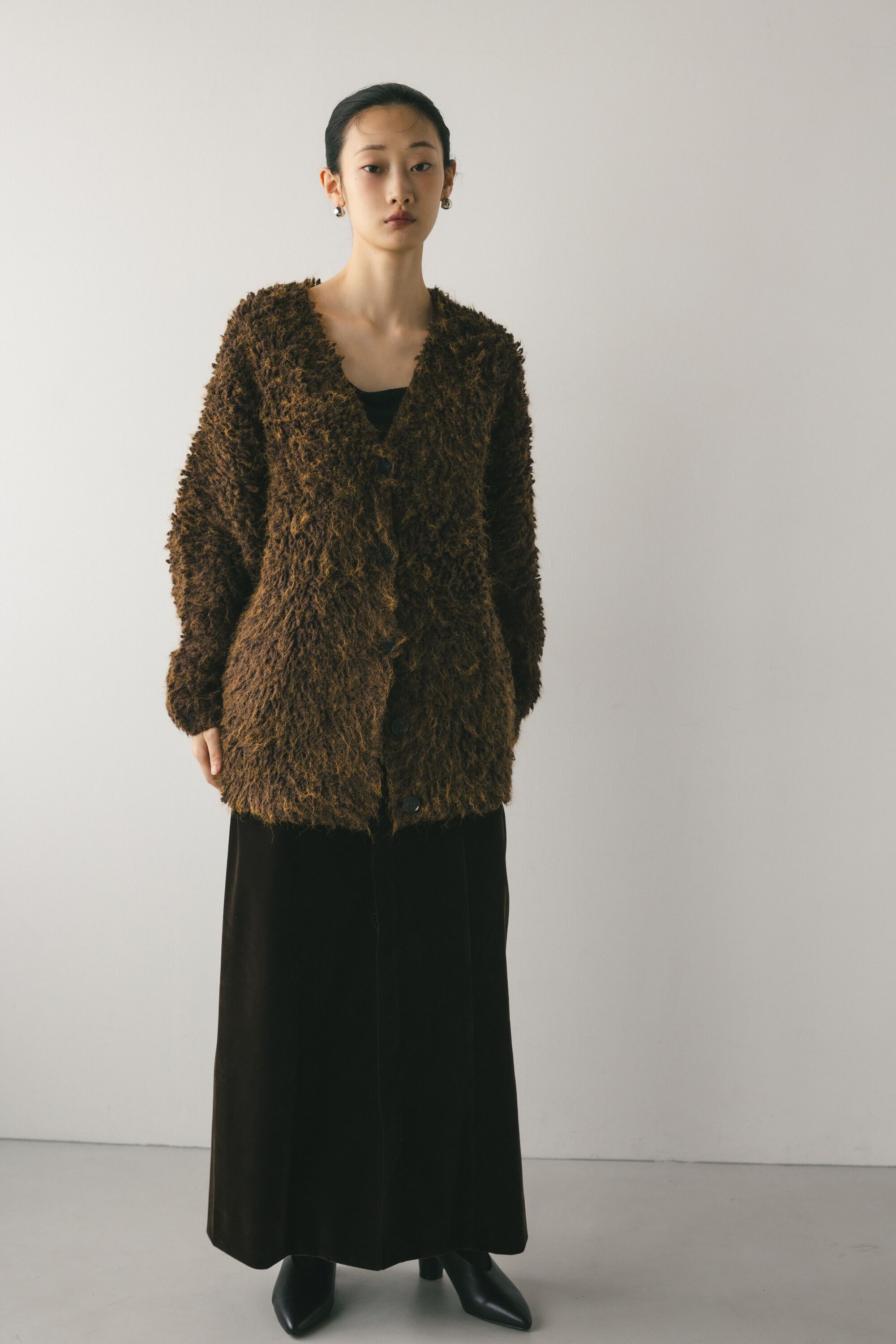 STYLEMIXER「ミックスループニットカーデ」|カーディガン|