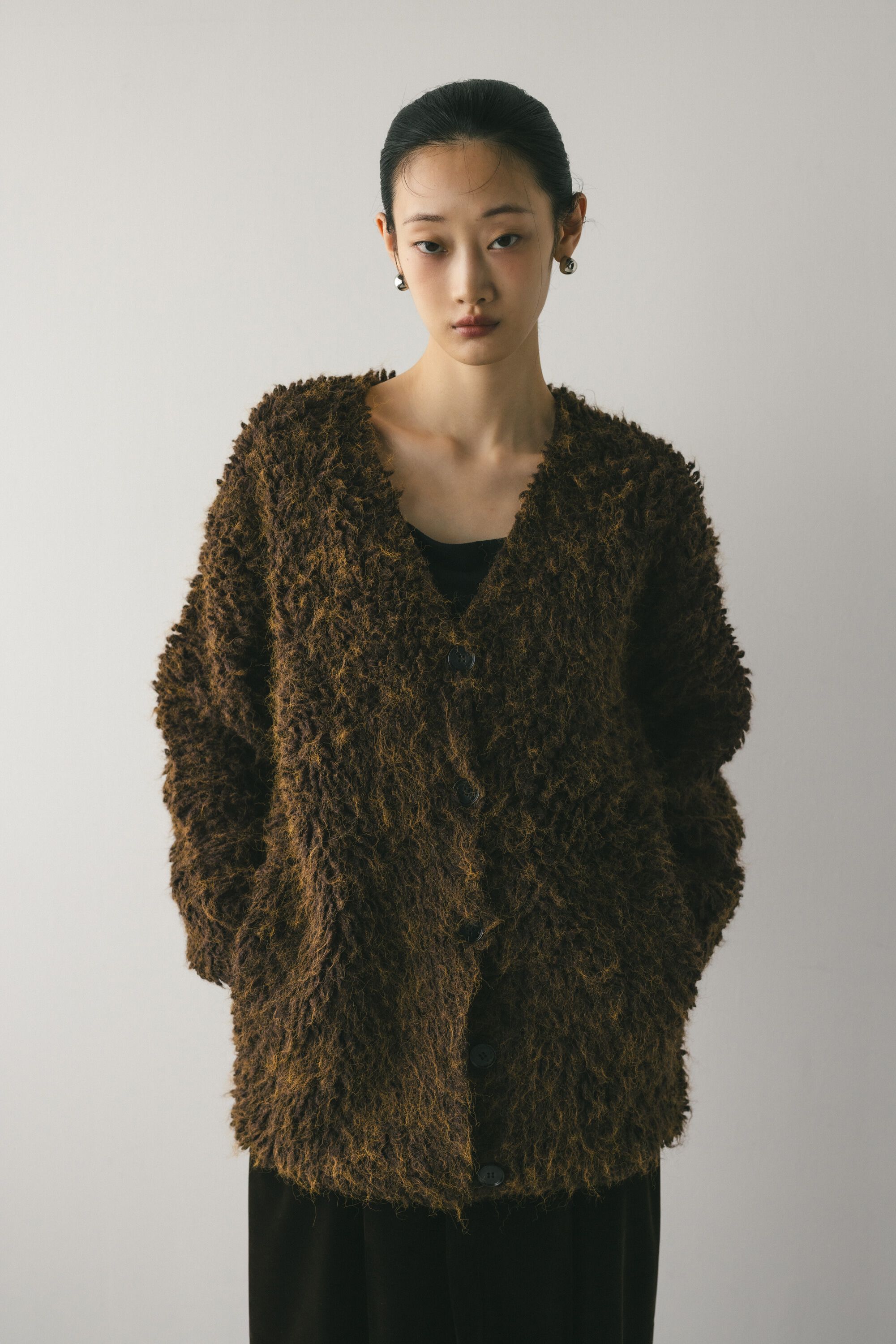 STYLEMIXER「ミックスループニットカーデ」|カーディガン|