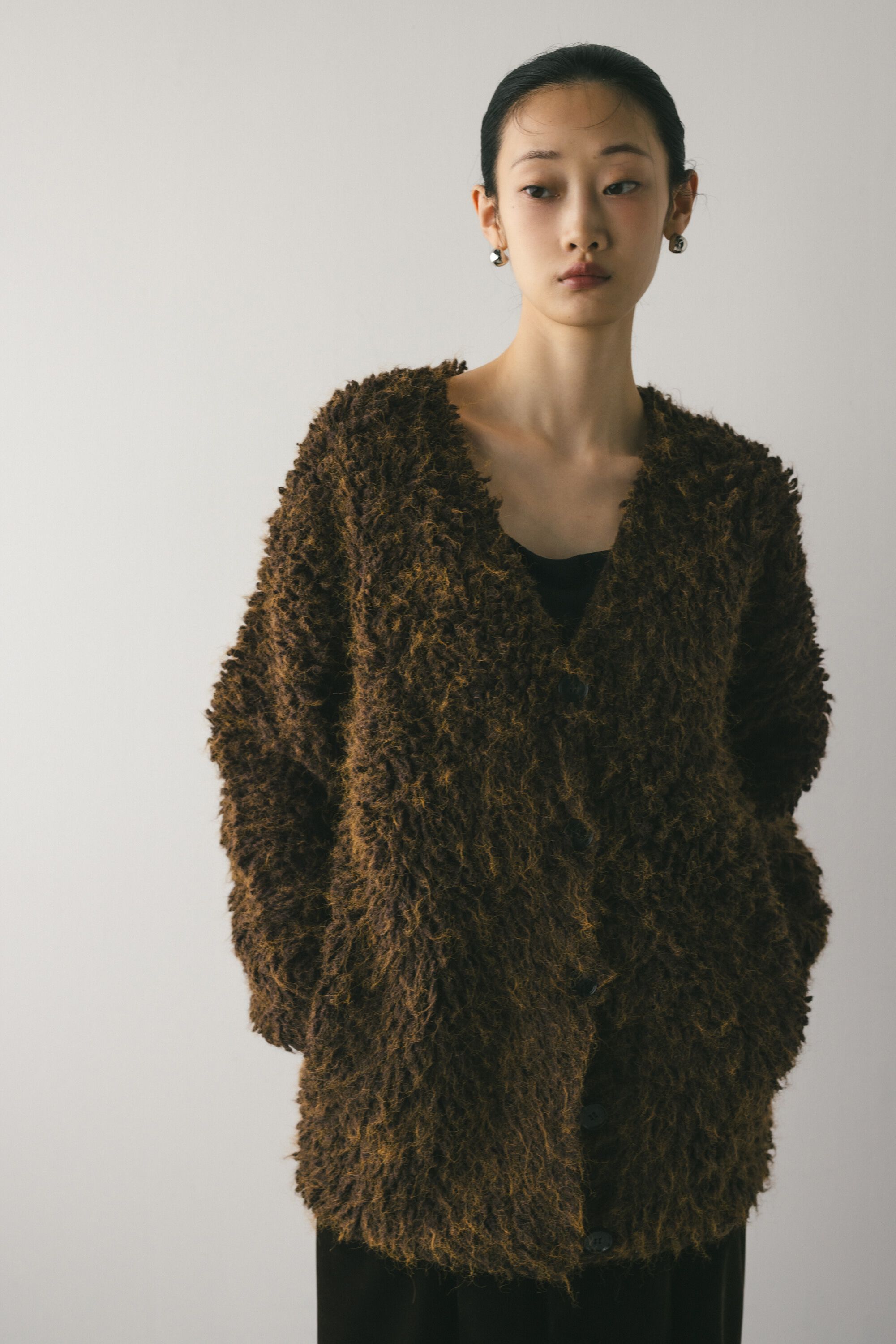 STYLEMIXER「ミックスループニットカーデ」|カーディガン|