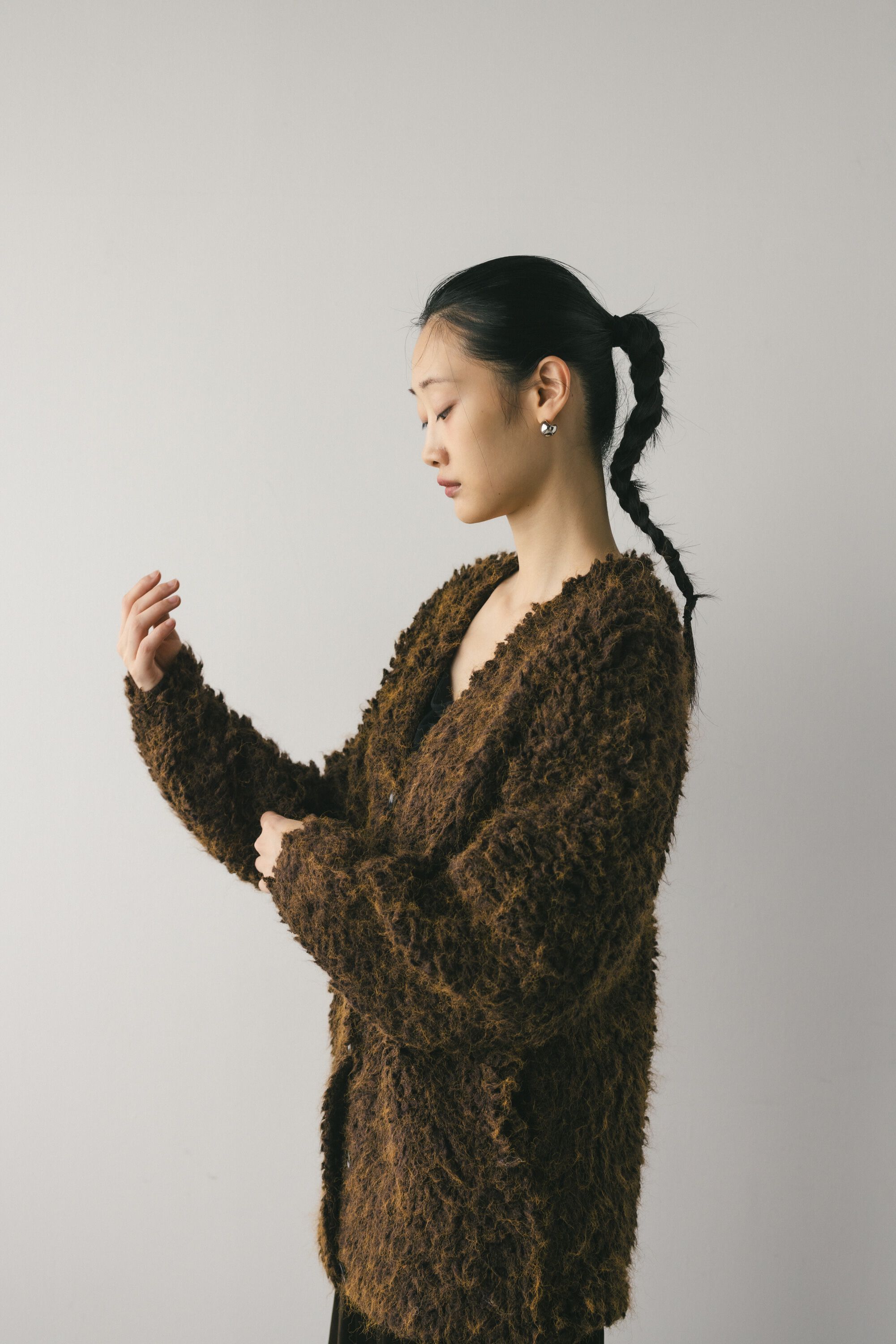 STYLEMIXER「ミックスループニットカーデ」|カーディガン|