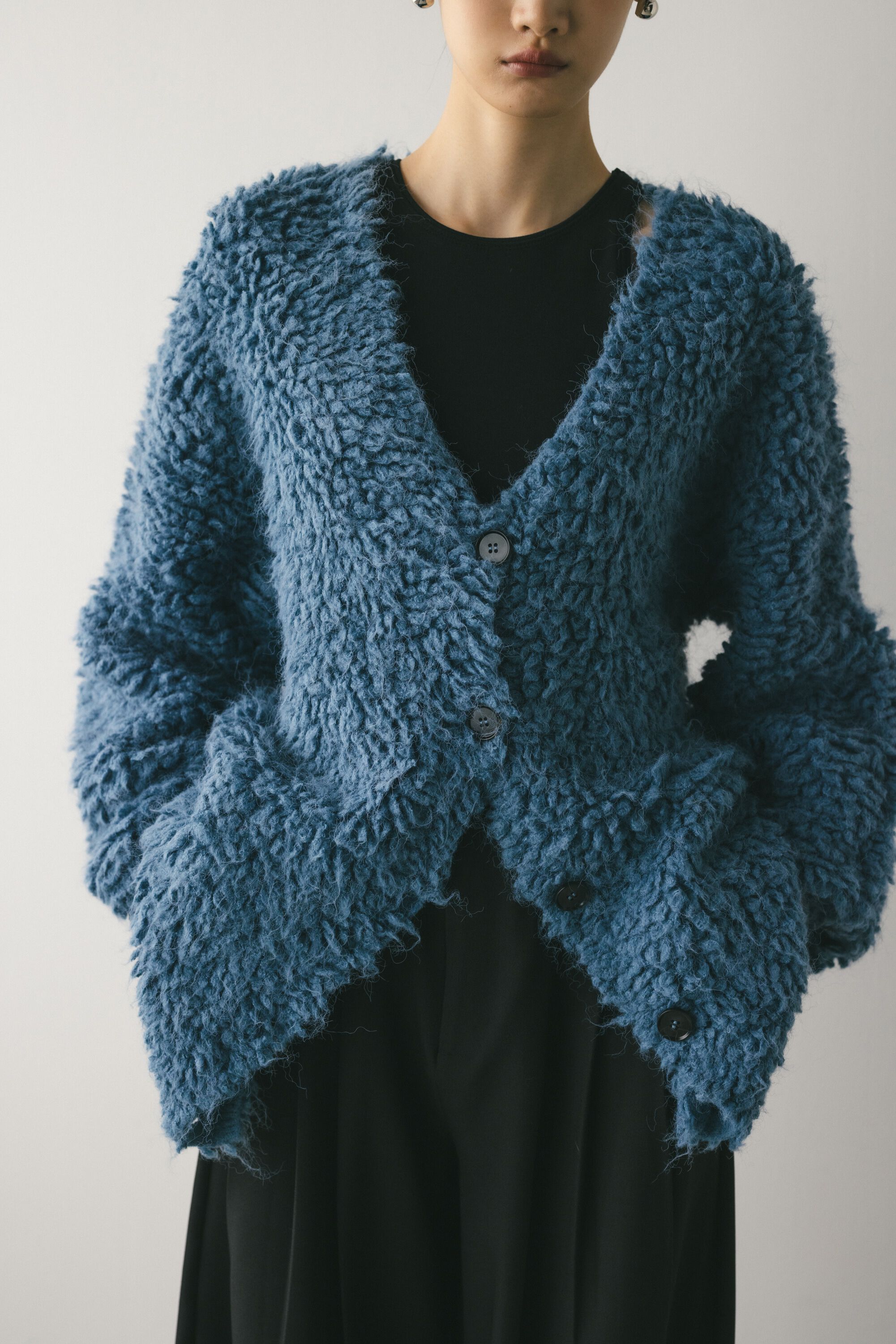 STYLEMIXER「ミックスループニットカーデ」|カーディガン|