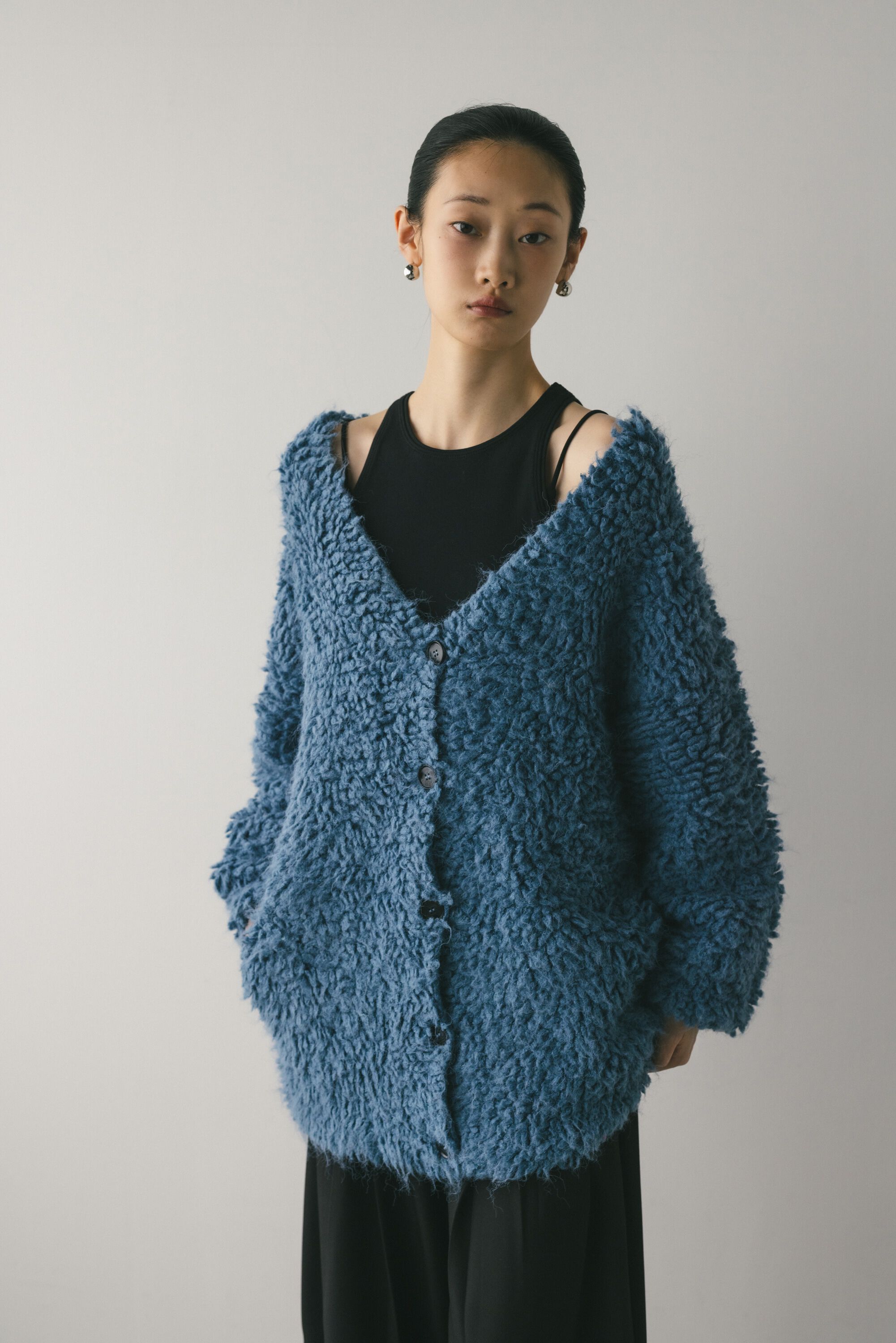 STYLEMIXER「ミックスループニットカーデ」|カーディガン|