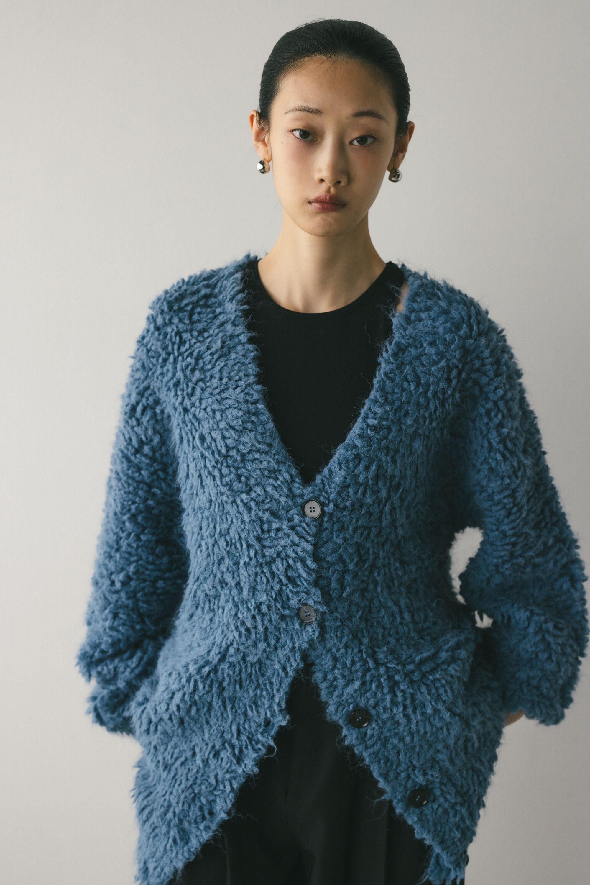 STYLEMIXER「ミックスループニットカーデ」|カーディガン|