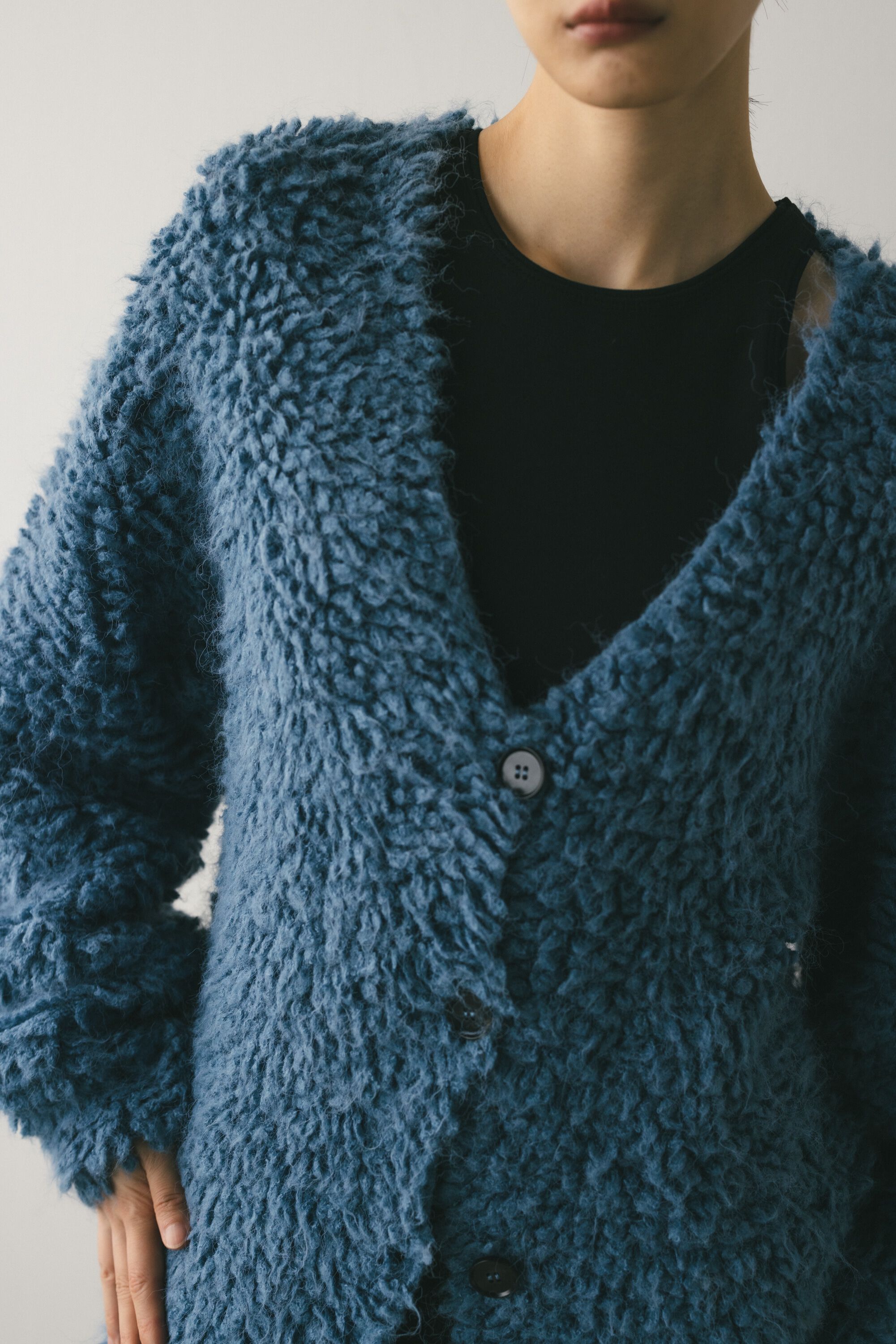 STYLEMIXER「ミックスループニットカーデ」|カーディガン|