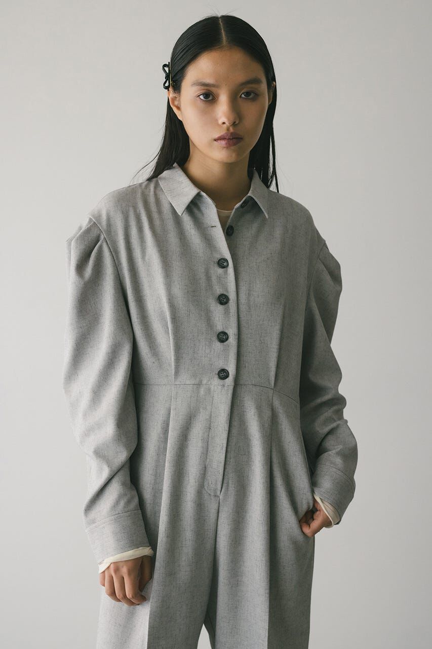 STYLEMIXER「メランジショルダータックロンパース」|その他|