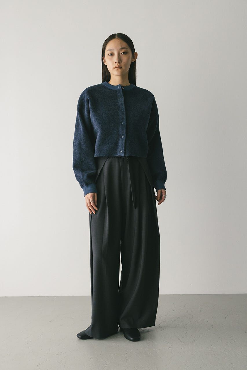 STYLEMIXER「リバーシブルベロアニットカーデ」|カーディガン|
