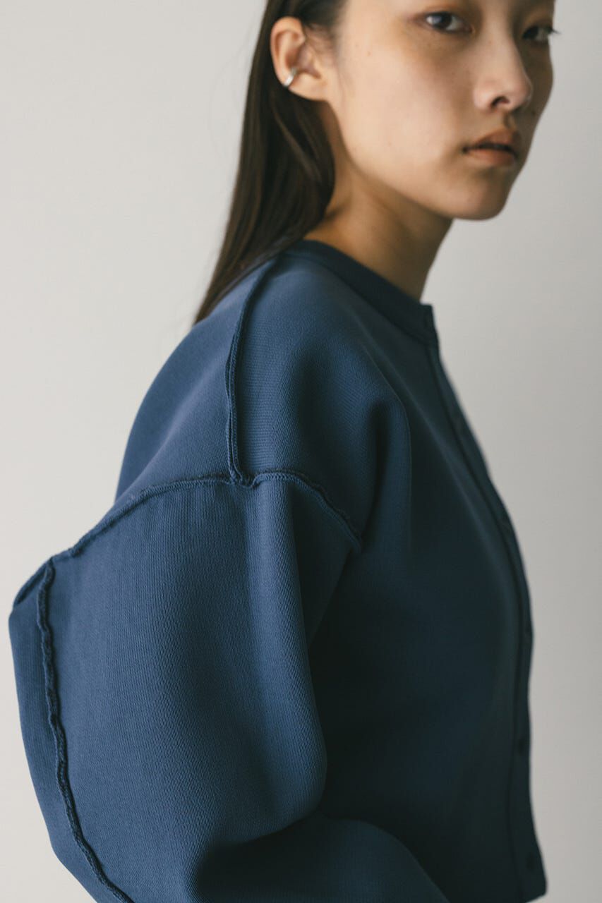 STYLEMIXER「リバーシブルベロアニットカーデ」|カーディガン|