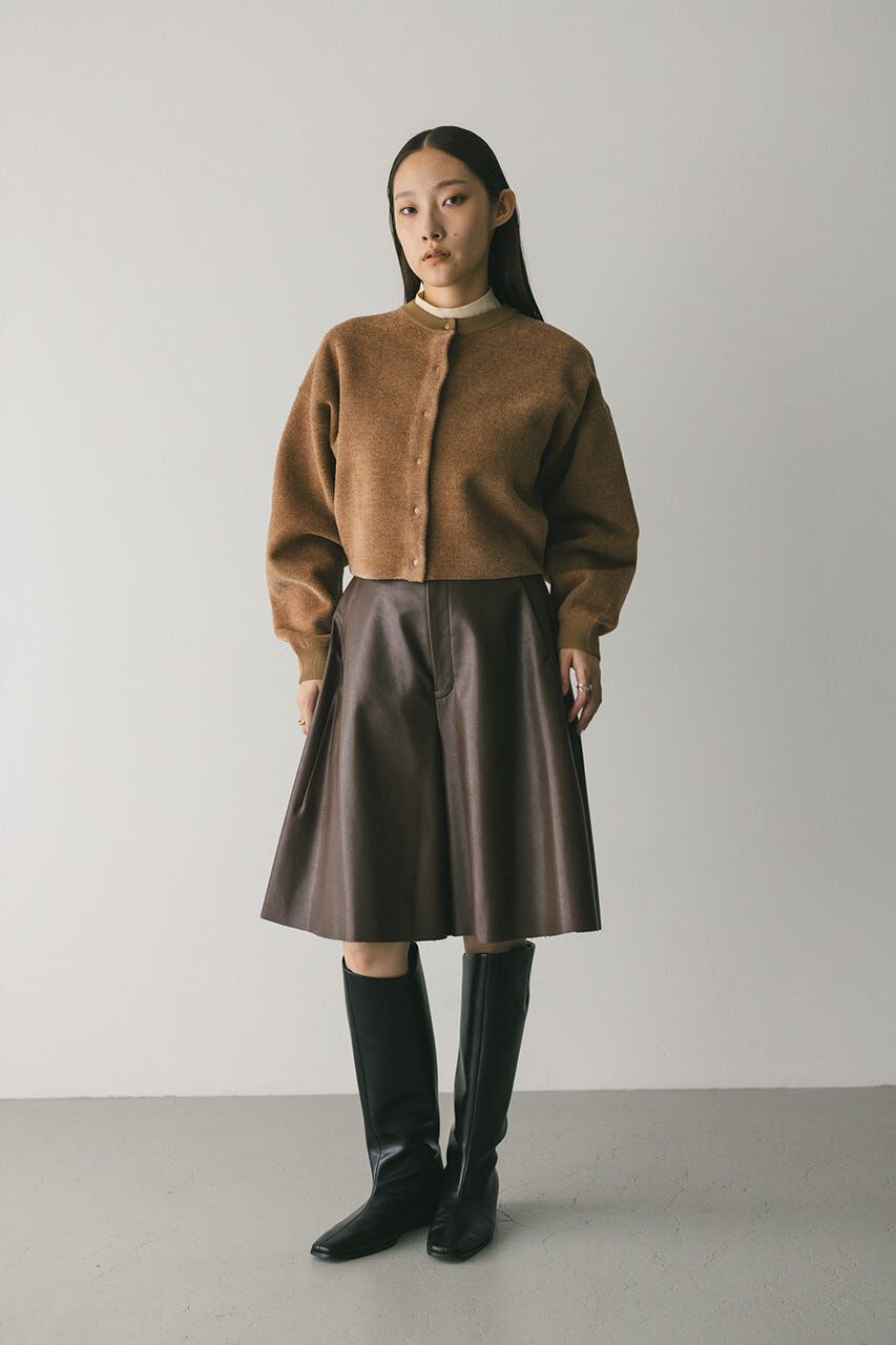 STYLEMIXER「リバーシブルベロアニットカーデ」|カーディガン|CAM