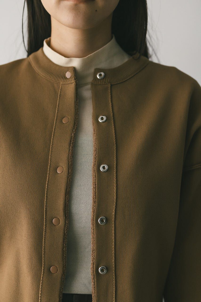 STYLEMIXER「リバーシブルベロアニットカーデ」|カーディガン|