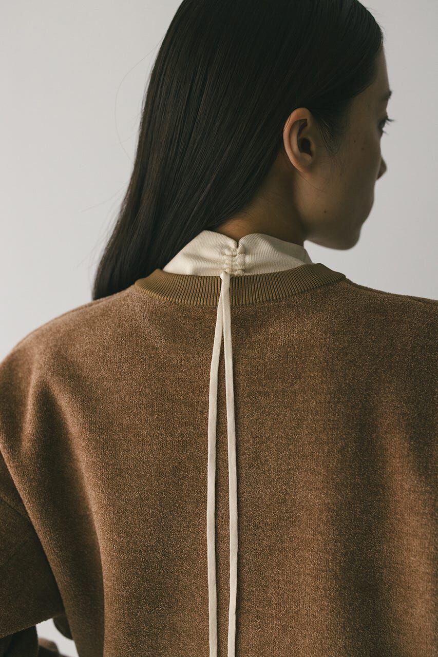 STYLEMIXER「リバーシブルベロアニットカーデ」|カーディガン|