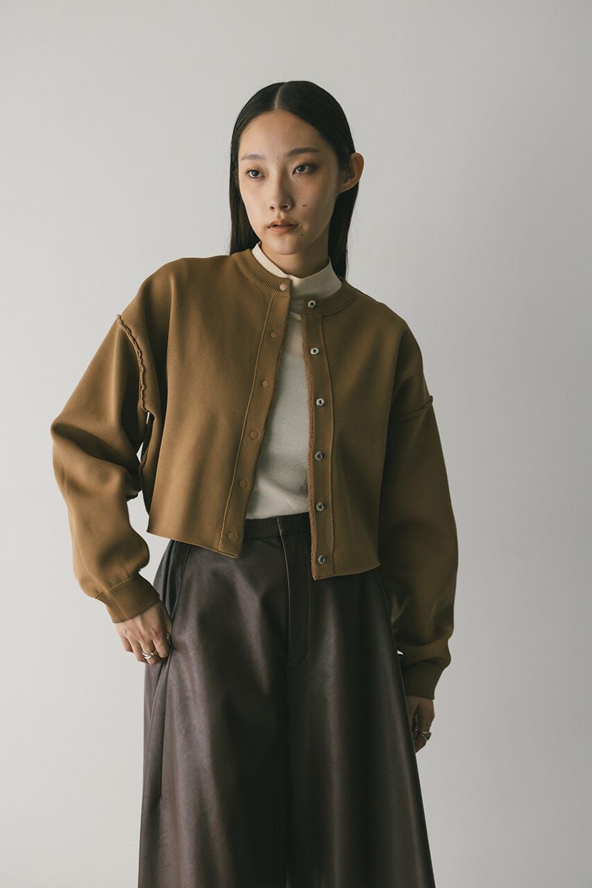 STYLEMIXER「リバーシブルベロアニットカーデ」|カーディガン|