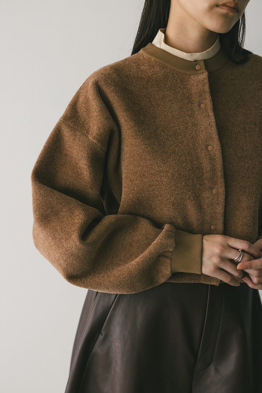 STYLEMIXER「リバーシブルベロアニットカーデ」|カーディガン|