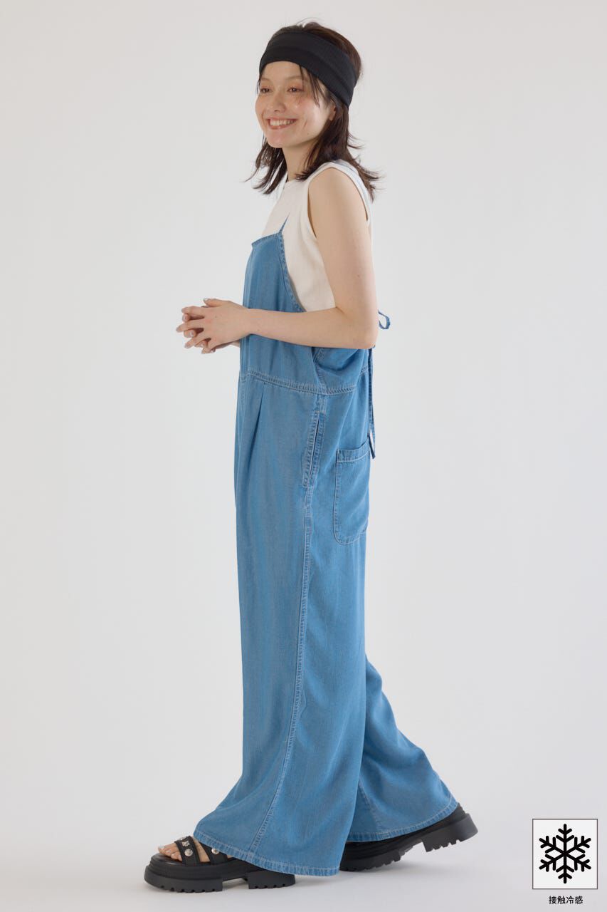 RODEO CROWNS「クールデニムリボンサロペット」|その他|