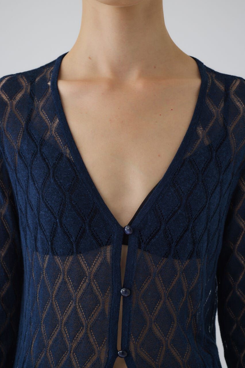 RIM.ARK 「Lace knit gown」|カーディガン|