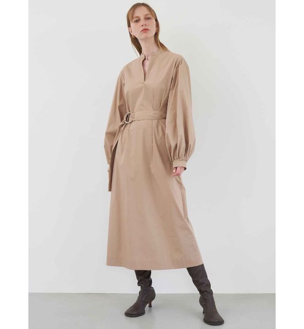 ELENDEEK「PUFF SLEEVE OP」|ワンピース|ベージュ