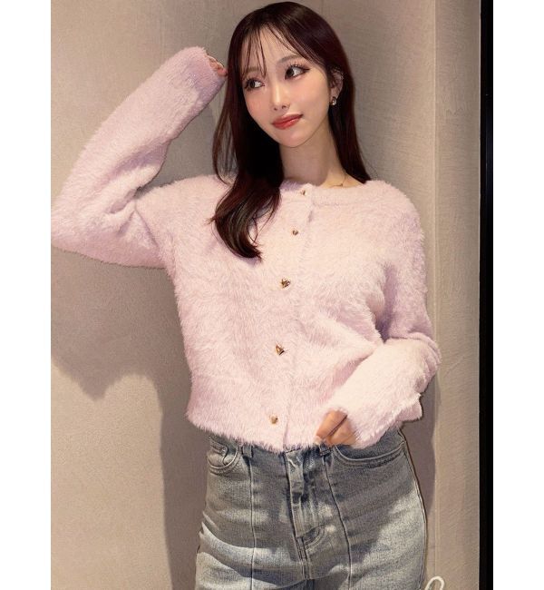 RESEXXY「ラメシャギーカーディガン」|カーディガン|