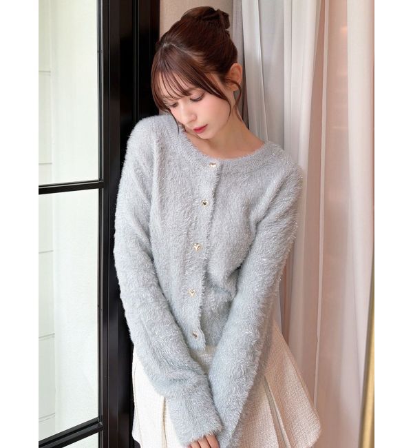 RESEXXY「ラメシャギーカーディガン」|カーディガン|