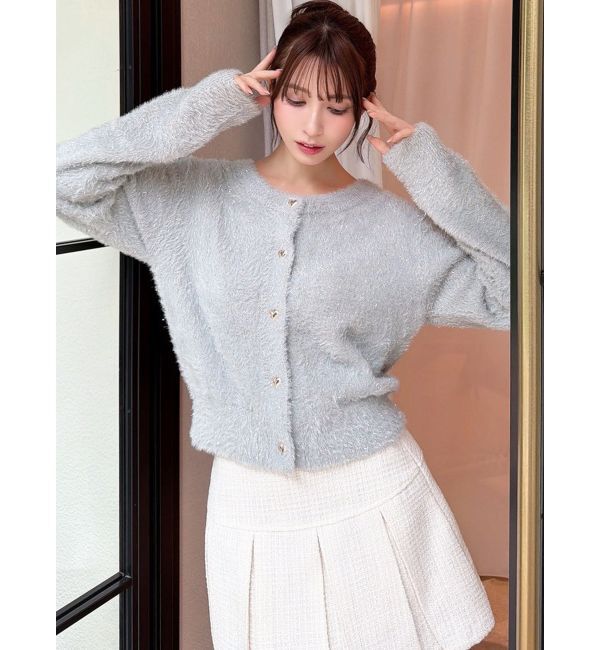 RESEXXY「ラメシャギーカーディガン」|カーディガン|