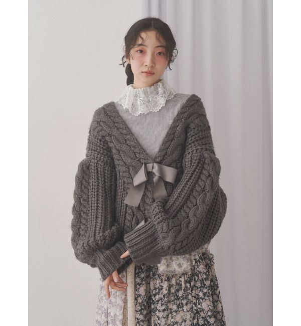merry jenny「ribbon ribbon カーデイガン」|カーディガン|