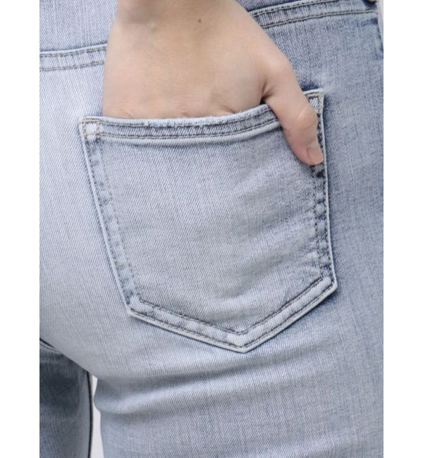 GYDA「ハイウエストBASICフレアデニムパンツ」|デニム|