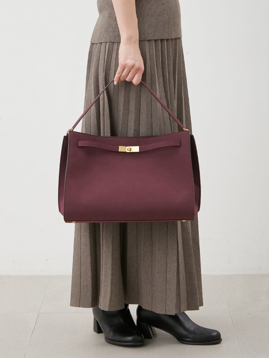 Mila Owen「ワンハンドルソフトハンドバッグ」|ショルダー・メッセンジャー|