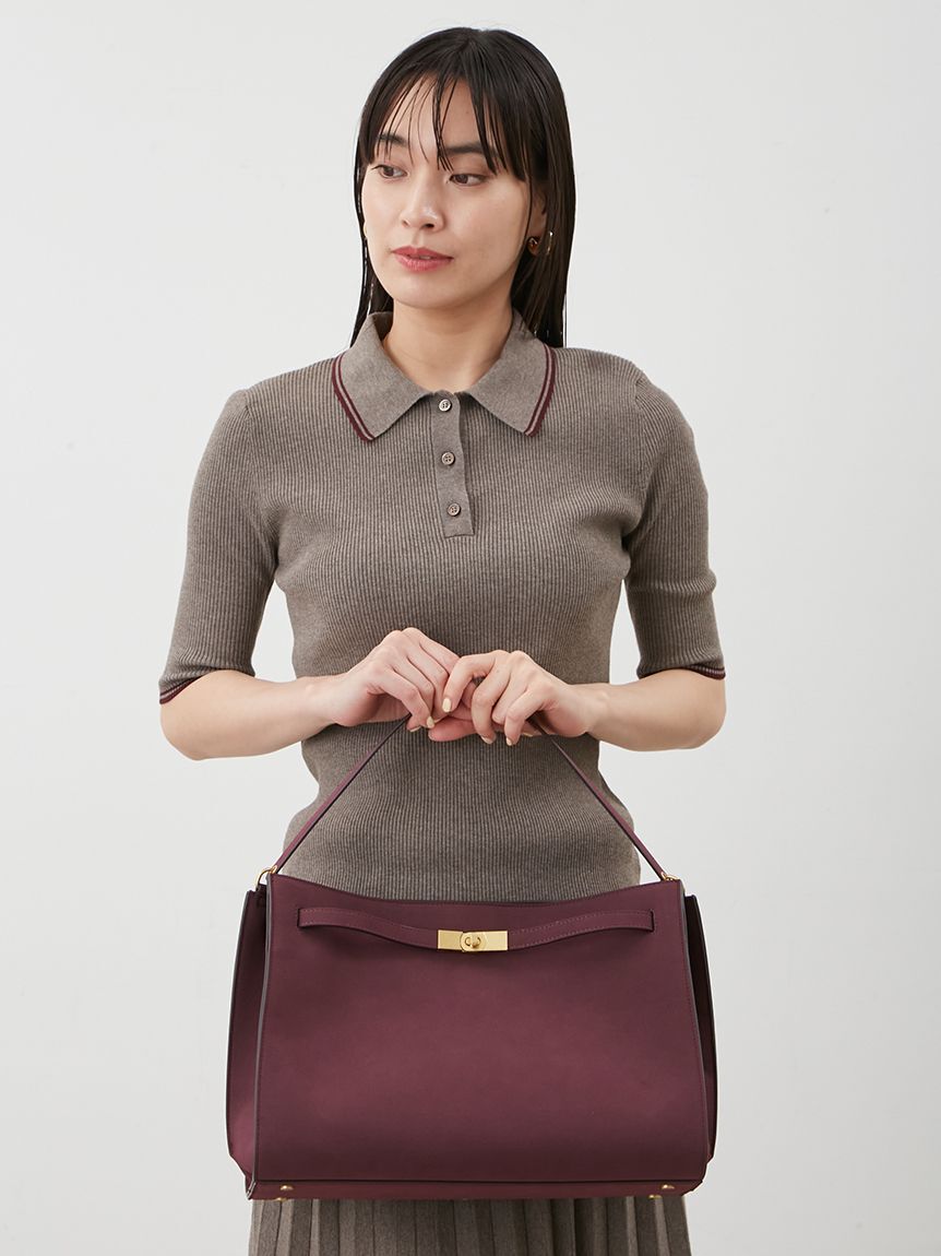 Mila Owen「ワンハンドルソフトハンドバッグ」|ショルダー・メッセンジャー|