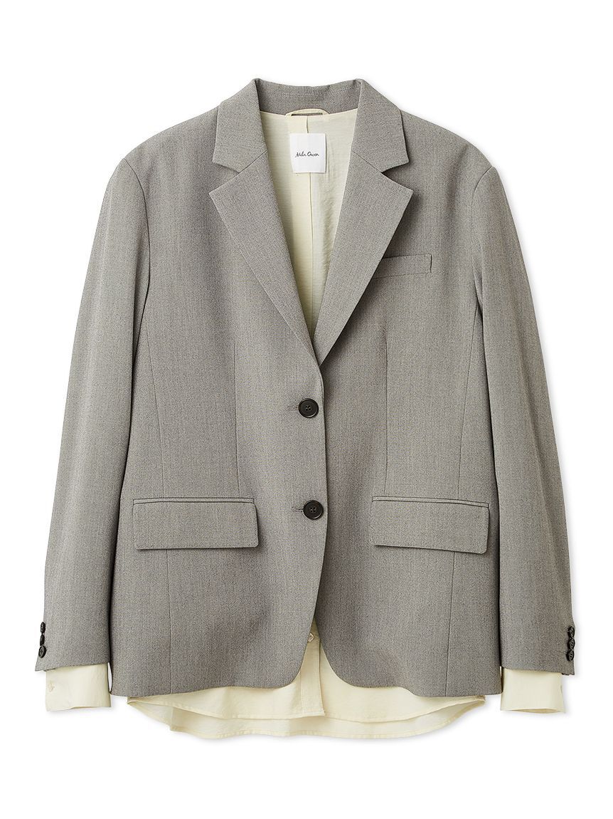 Mila Owen「シャツレイヤードジャケット」|テーラードジャケット|