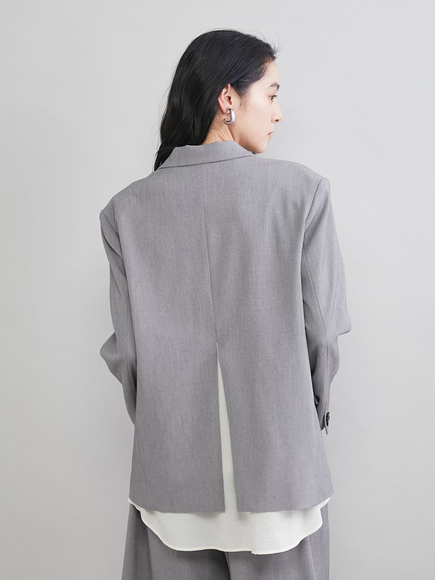 Mila Owen「シャツレイヤードジャケット」|テーラードジャケット|