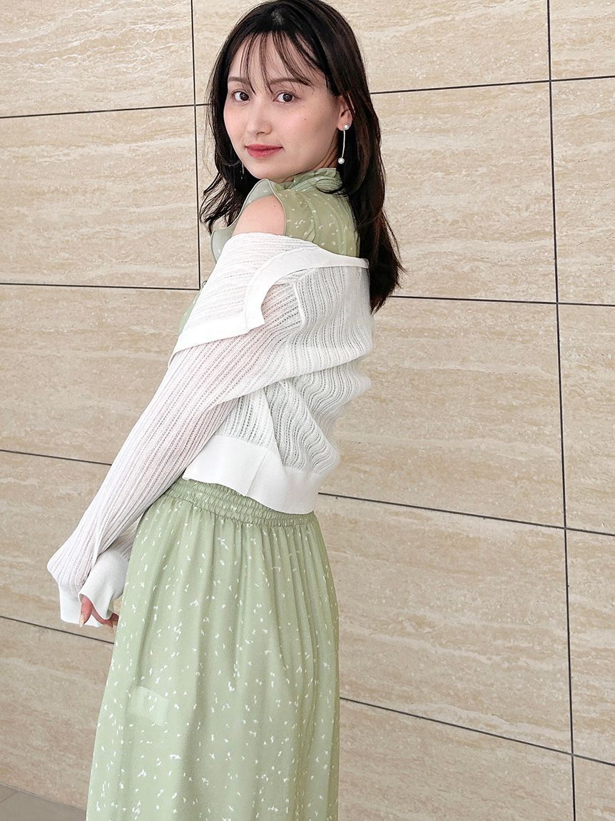 SNIDEL「シアーカーディガン」|カーディガン|