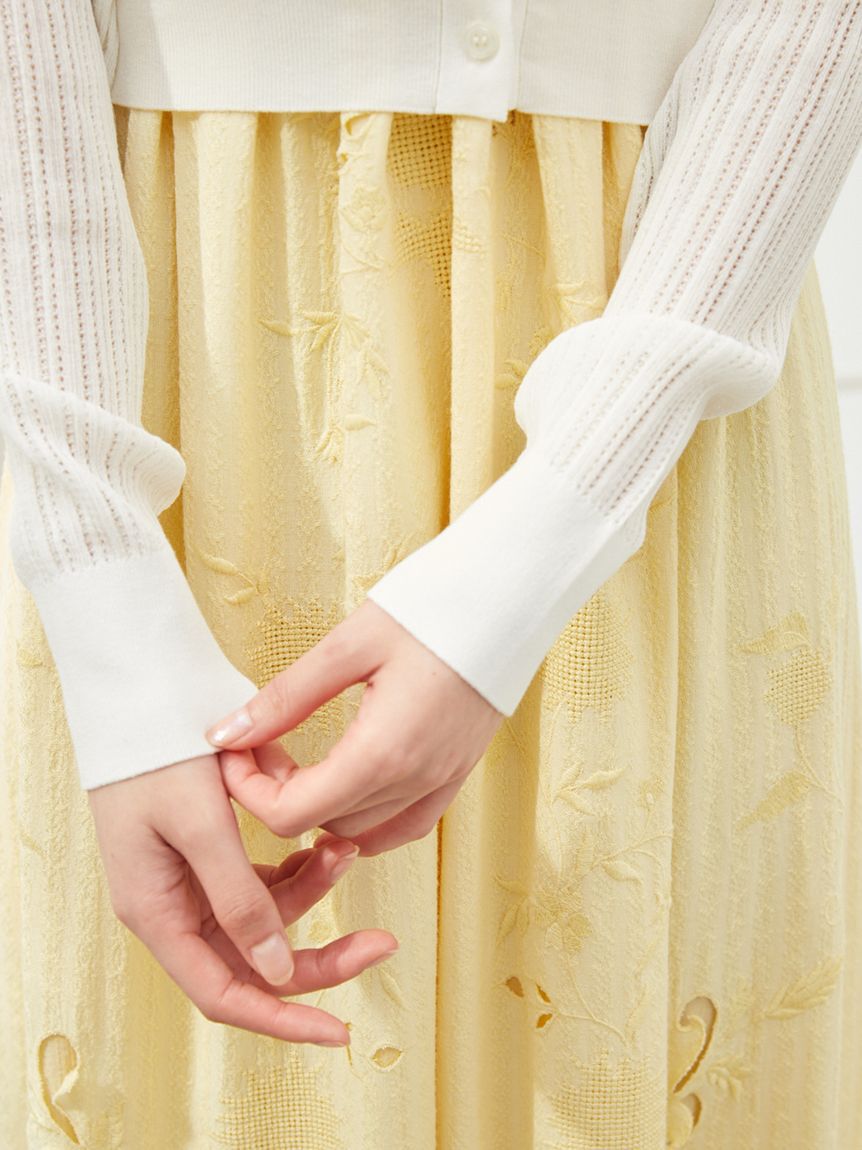 SNIDEL「シアーカーディガン」|カーディガン|