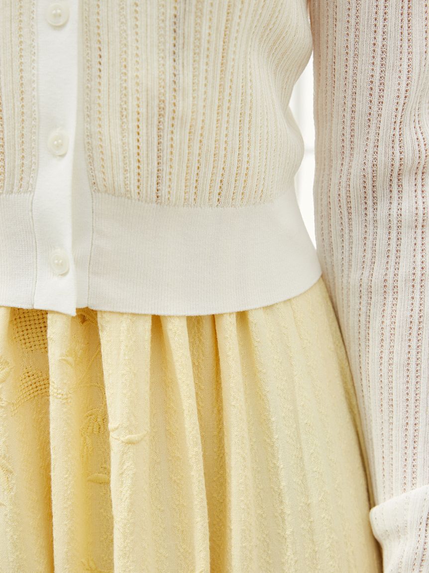 SNIDEL「シアーカーディガン」|カーディガン|