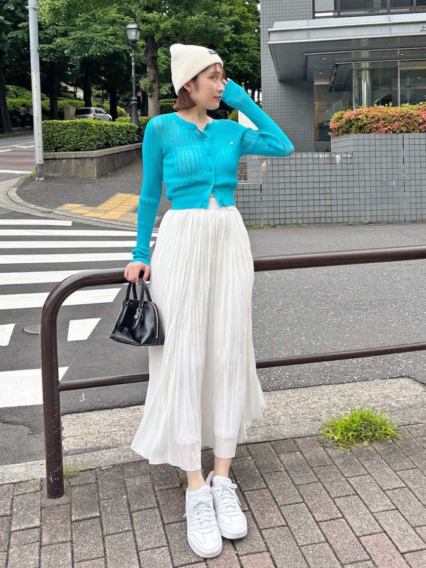 SNIDEL「シアーカーディガン」|カーディガン|