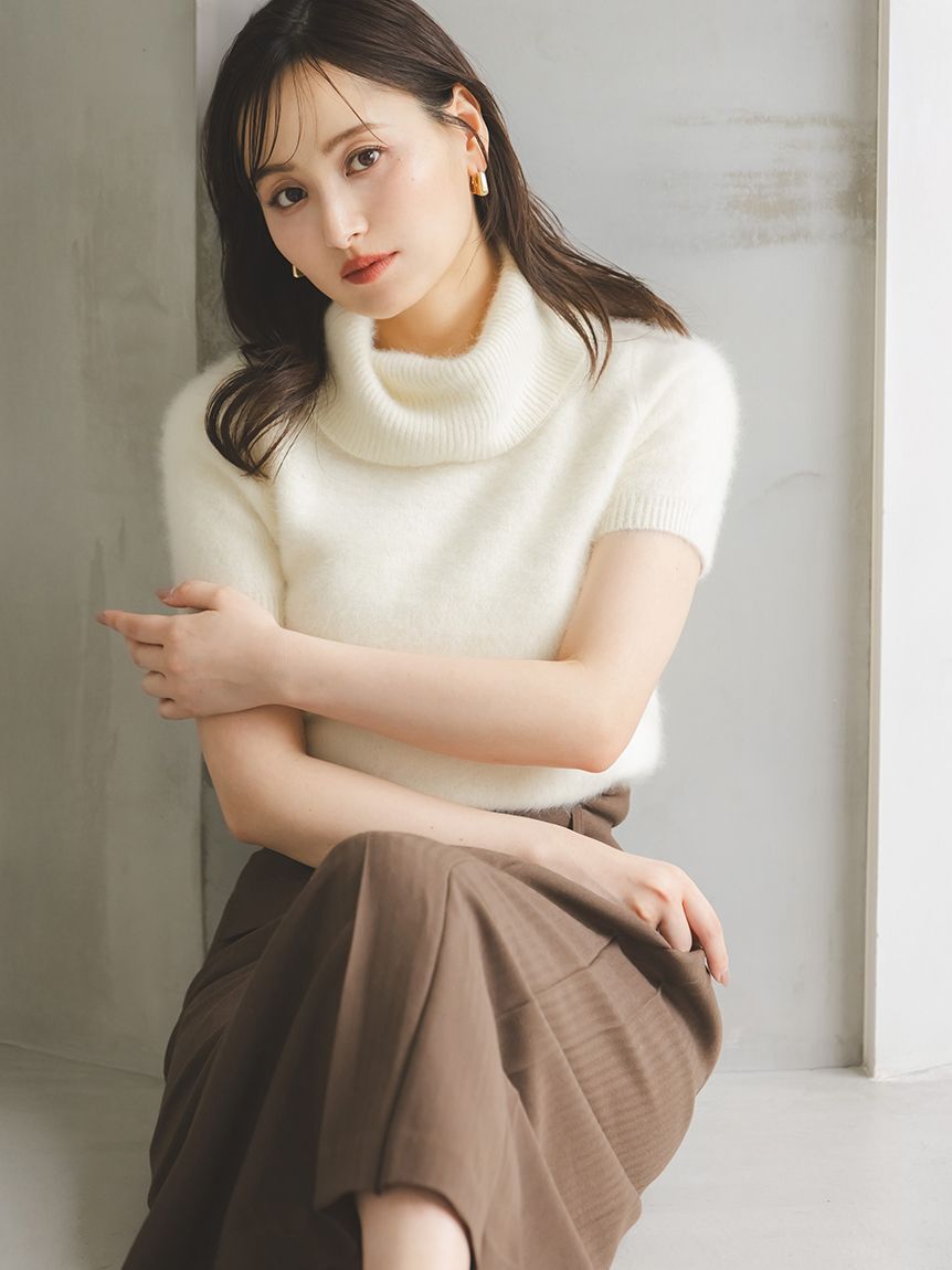 SNIDEL「フォックスファータートルプルオーバー」|ニット・セーター|