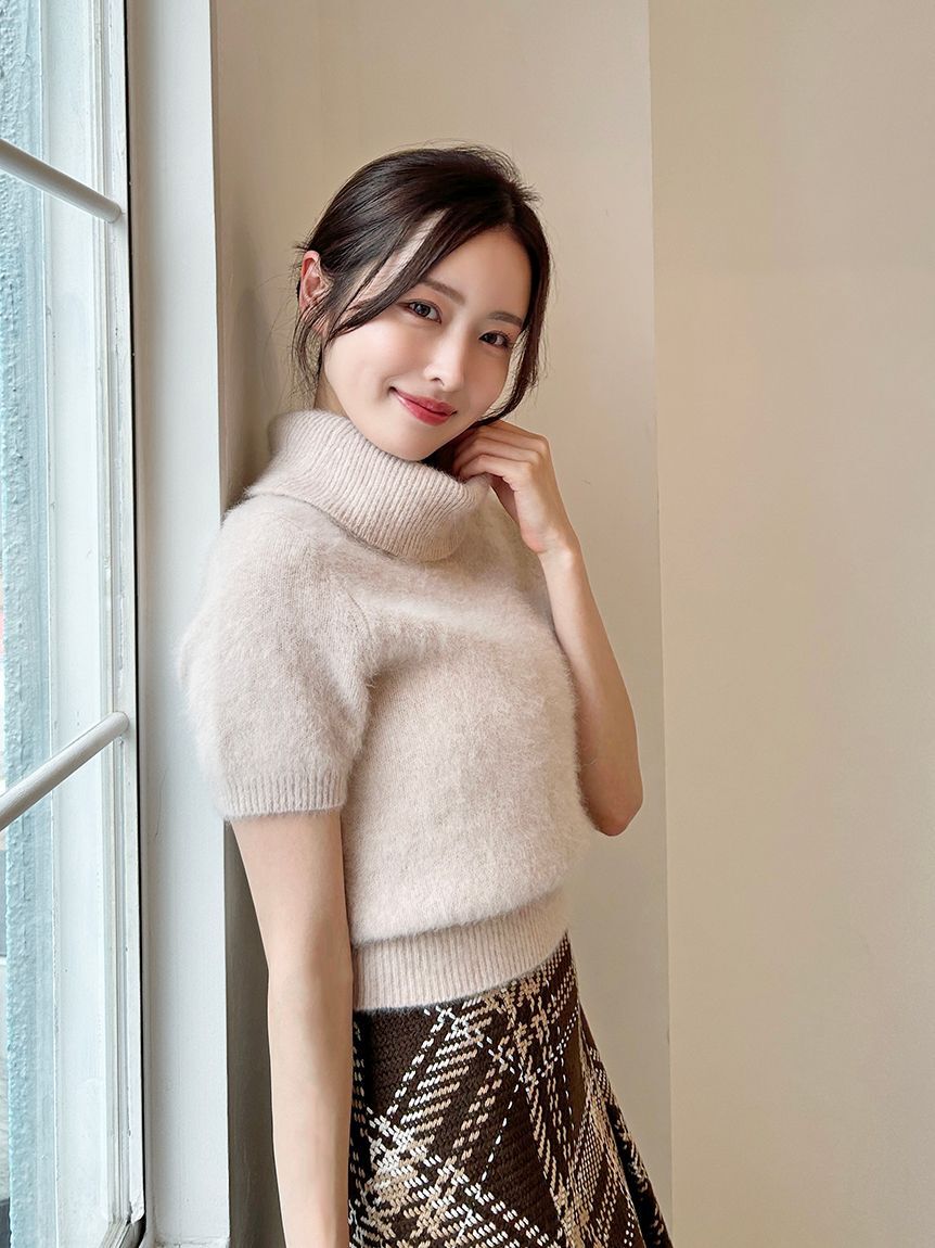 SNIDEL「フォックスファータートルプルオーバー」|ニット・セーター|