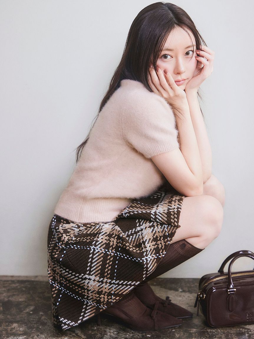 SNIDEL「フォックスファータートルプルオーバー」|ニット・セーター|PNK