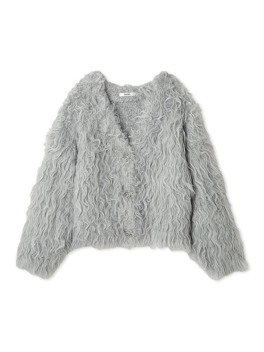 SNIDEL「デザインニットカーディガン」|カーディガン|