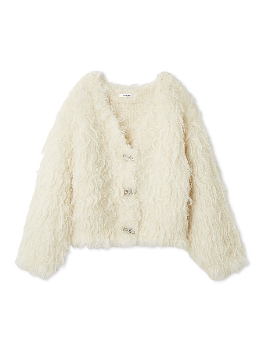 SNIDEL「デザインニットカーディガン」|カーディガン|