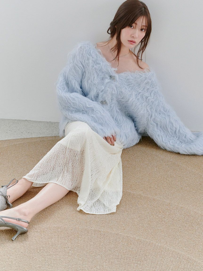 SNIDEL「デザインニットカーディガン」|カーディガン|