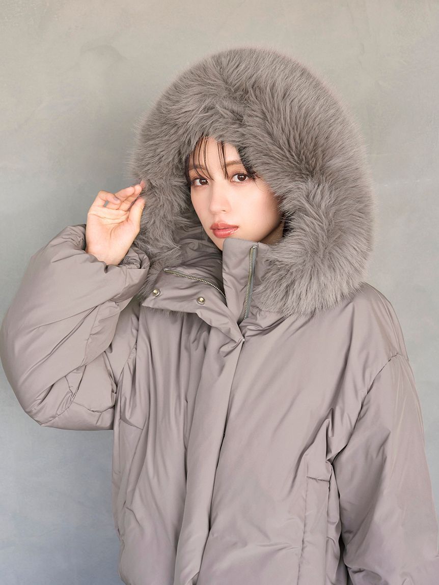 WEB限定カラーあり】西川フードファーショートダウン（SNIDEL