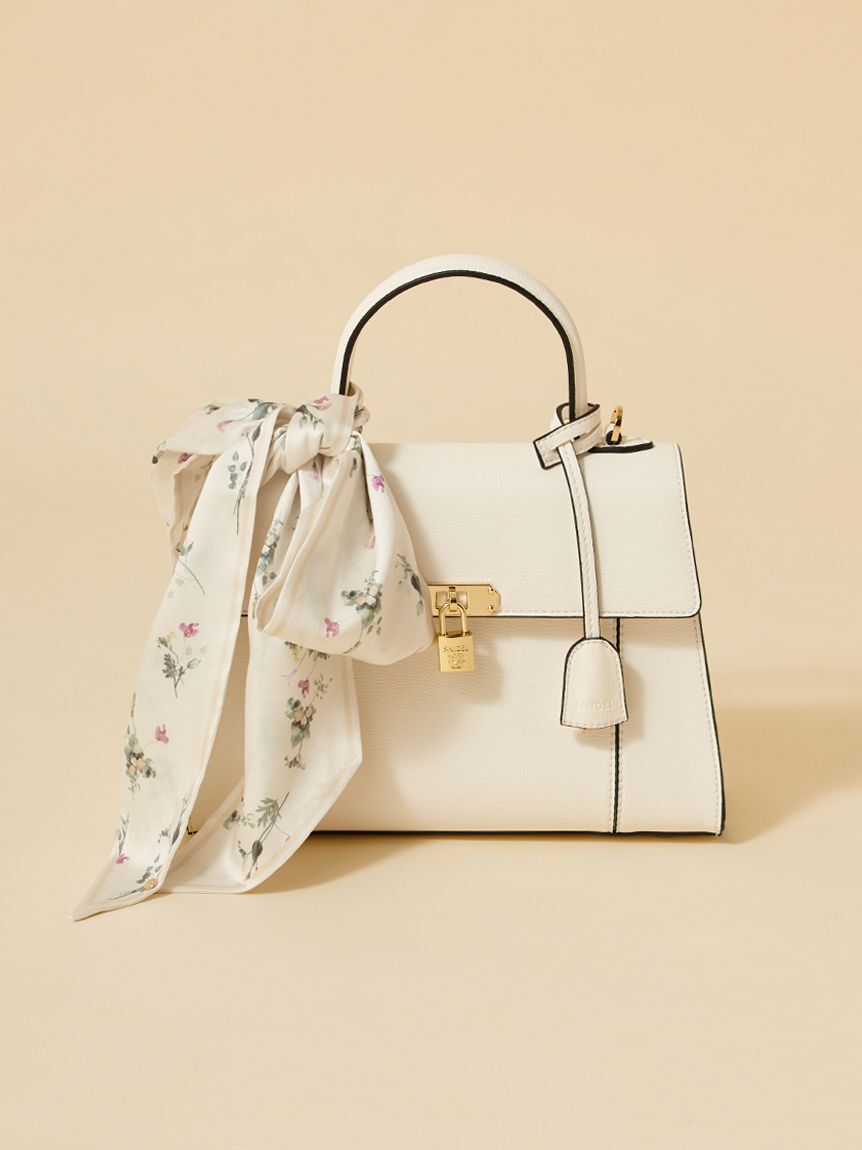 SNIDEL「スカーフパッドロックバッグ」|ハンドバッグ|IVR