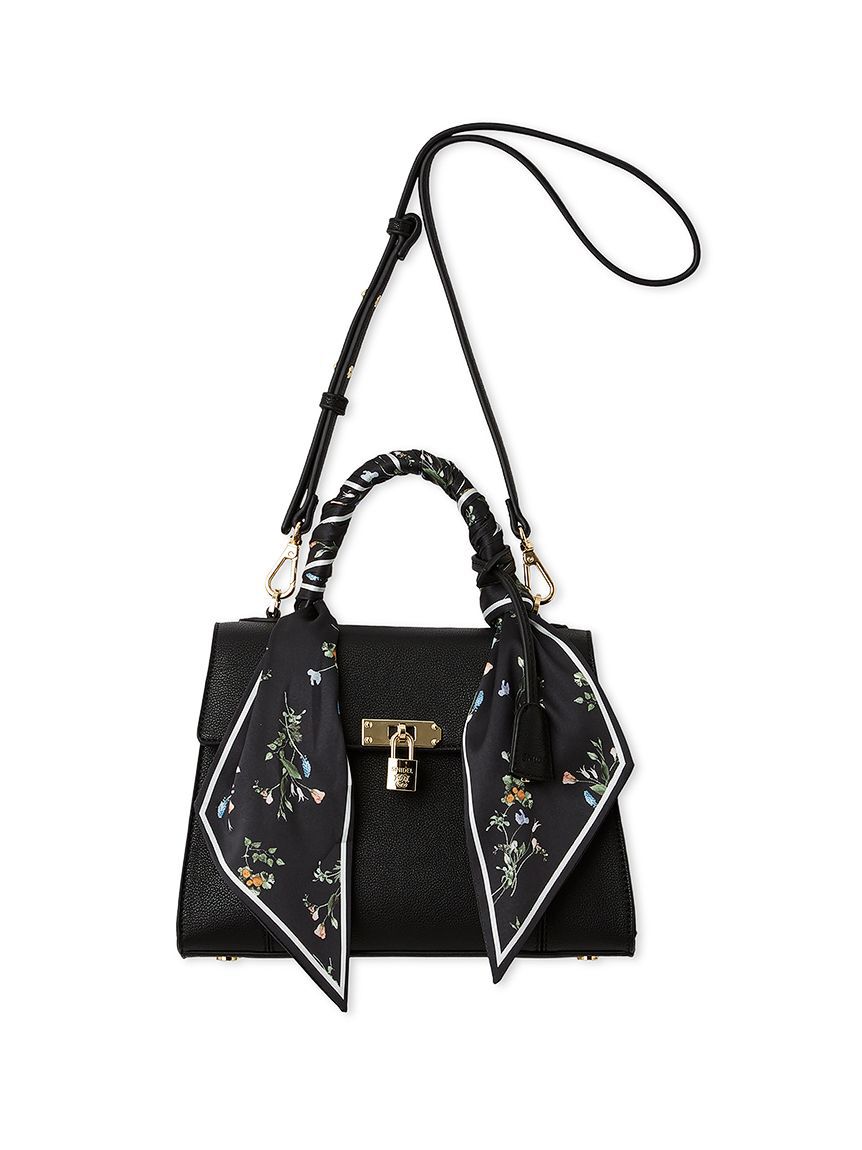 SNIDEL「スカーフパッドロックバッグ」|ハンドバッグ|