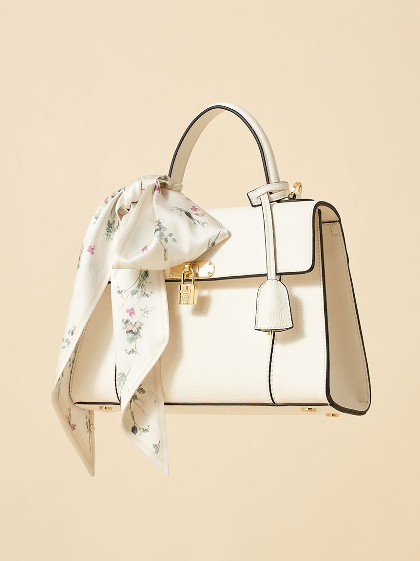 SNIDEL「スカーフパッドロックバッグ」|ハンドバッグ|