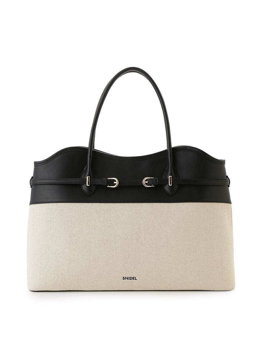 SNIDEL「【WEB限定カラーあり】ソフトベルトトートバッグ」|トートバッグ|