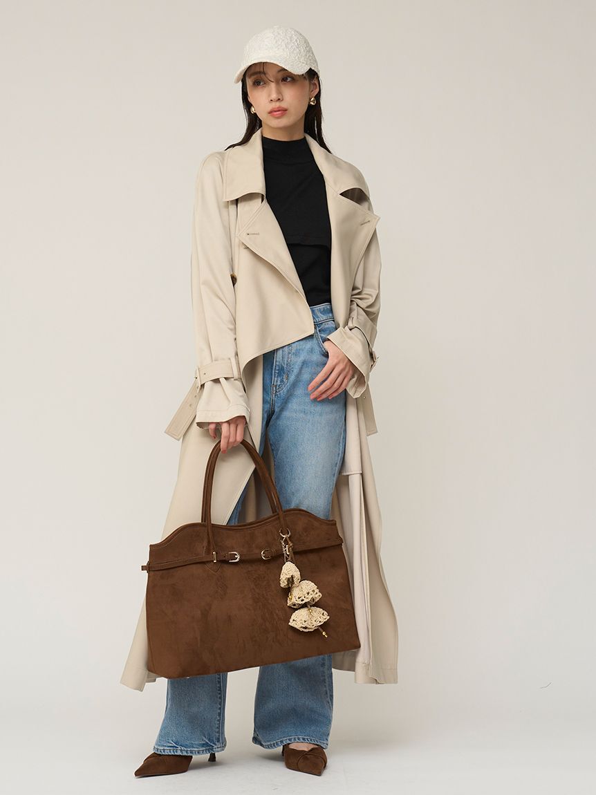 SNIDEL「【WEB限定カラーあり】ソフトベルトトートバッグ」|トートバッグ|