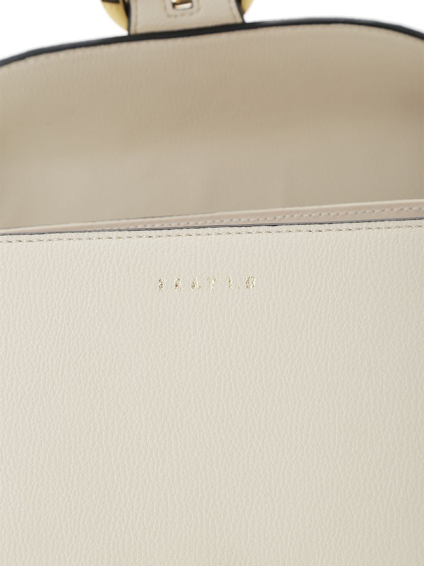 FRAY I.D「トラペーズフラップバックルバッグ」|ハンドバッグ|