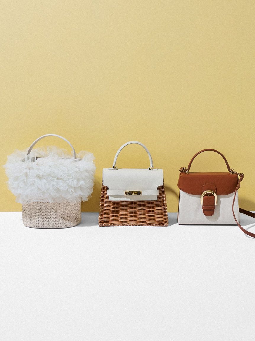 FRAY I.D「トラペーズフラップバックルバッグ」|ハンドバッグ|