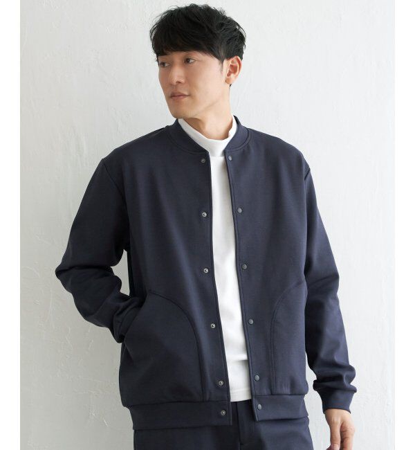 ikka「テックストレッチボタンカーディガン」|カーディガン|