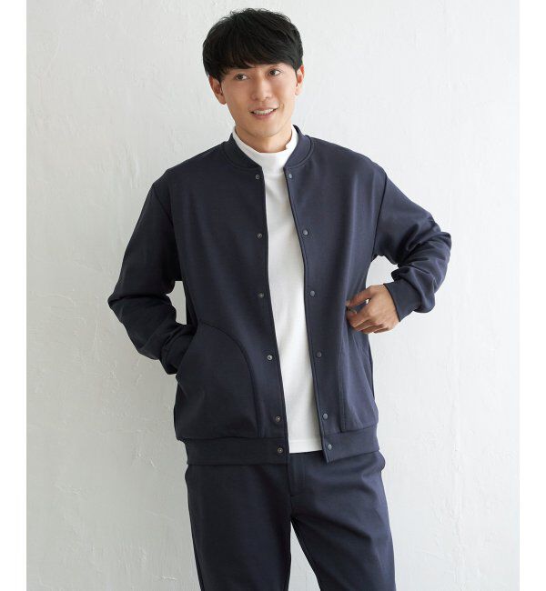 ikka「テックストレッチボタンカーディガン」|カーディガン|