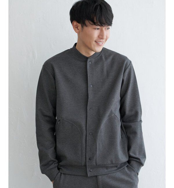 ikka「テックストレッチボタンカーディガン」|カーディガン|