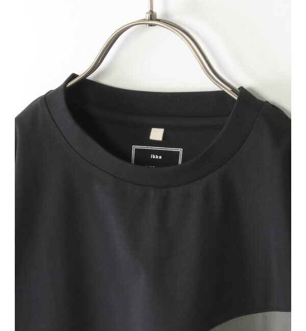 ikka kids「【親子おそろい】マルチファンクション斜め切り替えTシャツ（120~160cm）」|Tシャツ・カットソー|